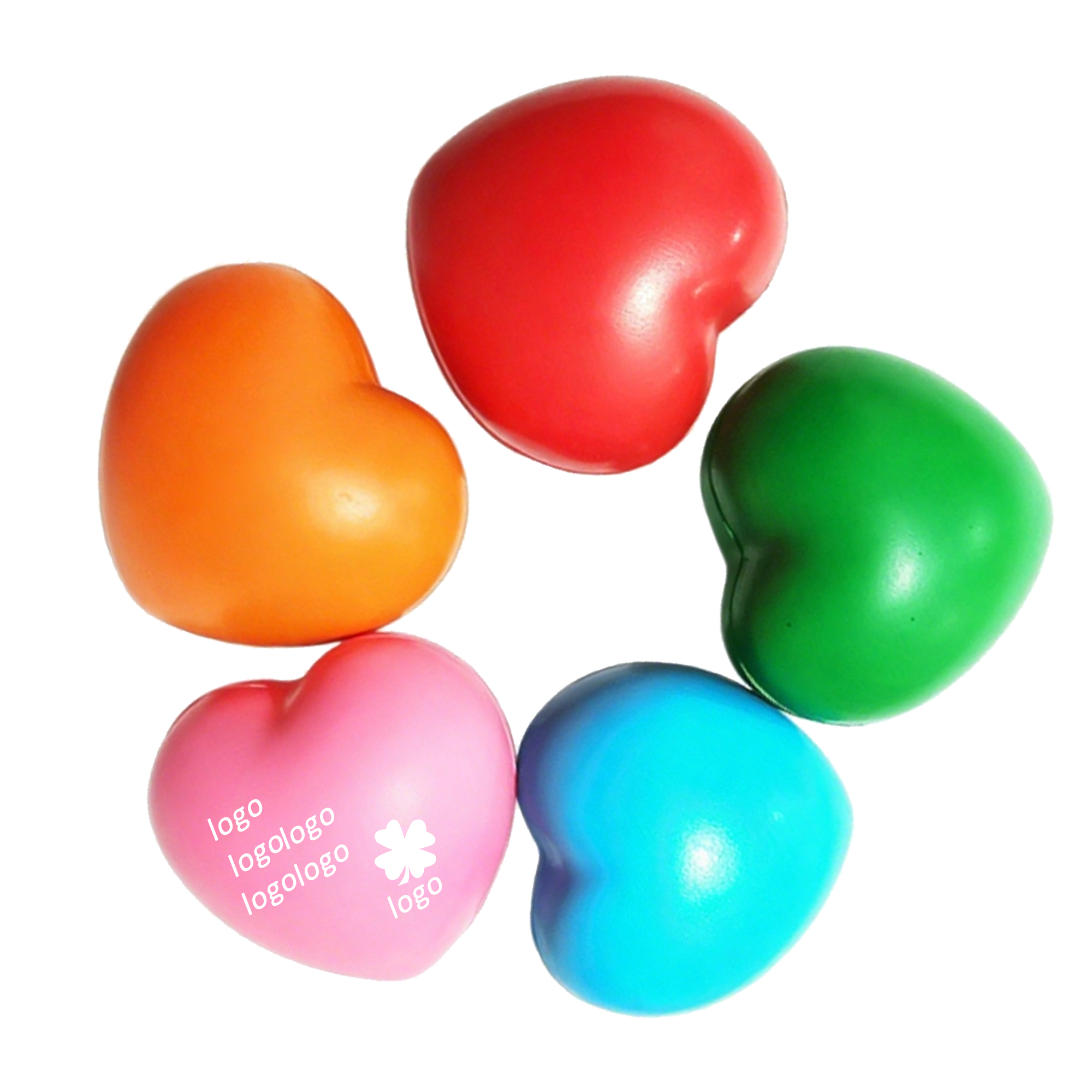 MOQ50 Custom love Stress Ball 1