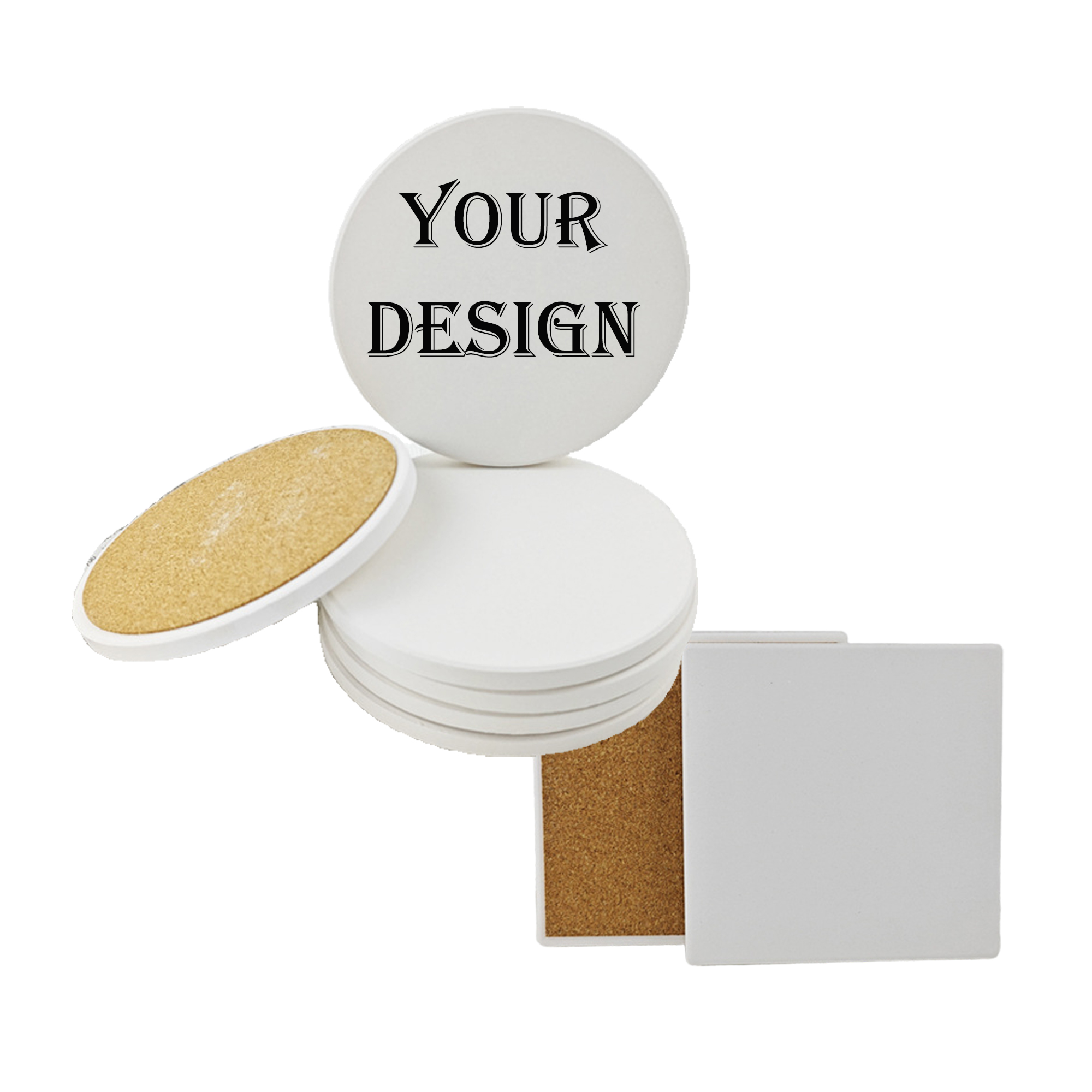Stylish Ceramic Coaster With NonSlip Backing 3