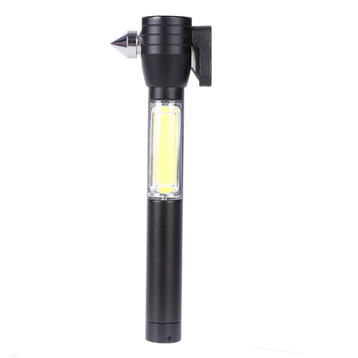 Portable COB Travel Emergency Flashlight with Car Safety Ham 3