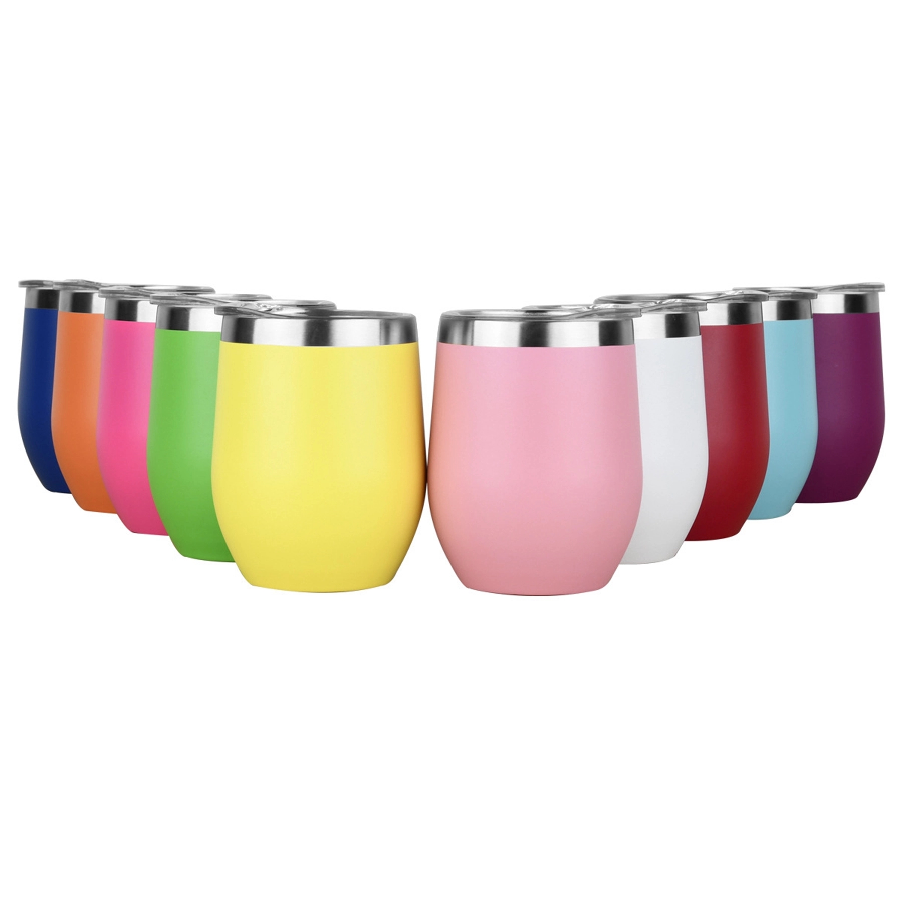 12 Oz. Stainless Steel U Style Wine Tumbler 27