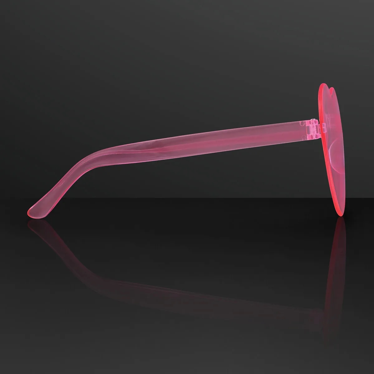 Pink Heart Shades Cute Glasses, Non-Light Up 3