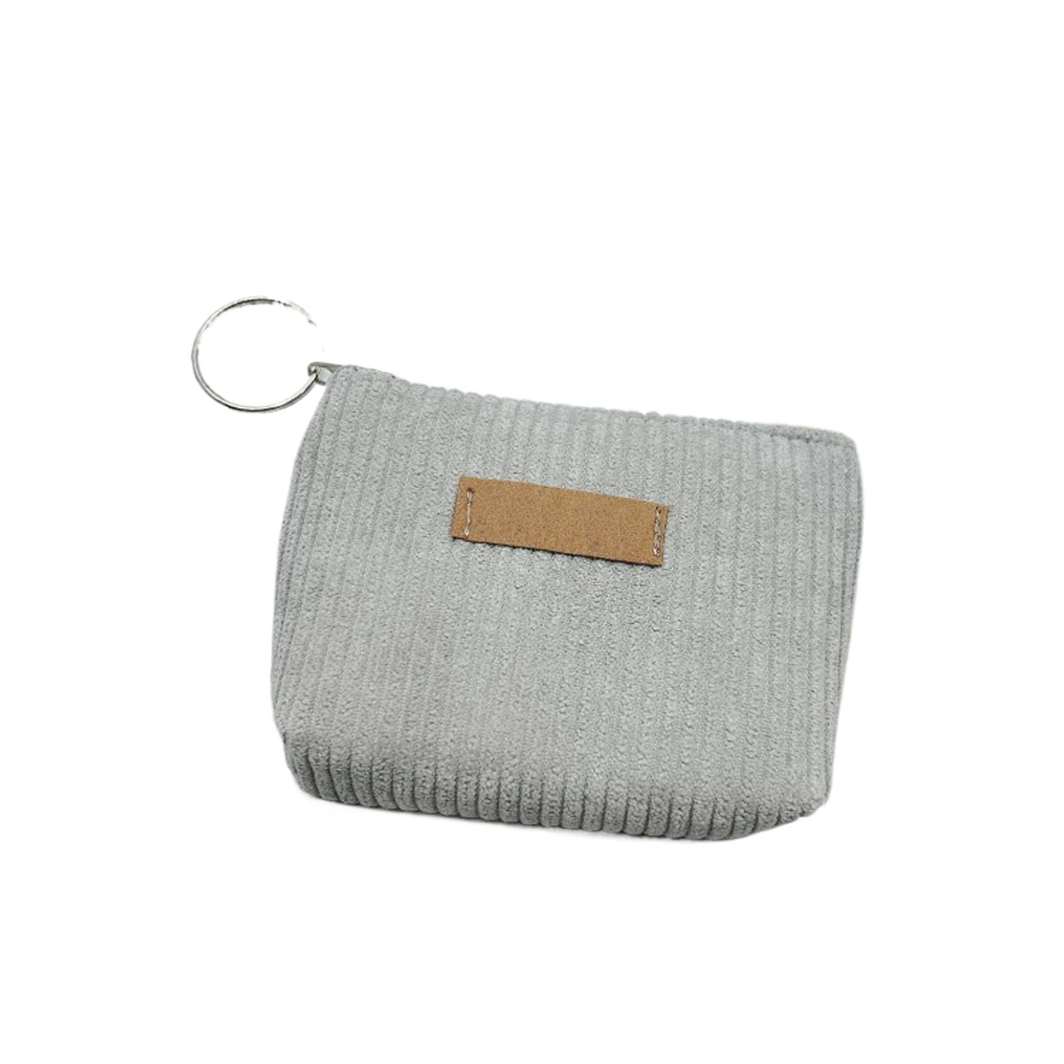Compact Durable Hand Held Canvas Wallet w/ Zipper Closure 6
