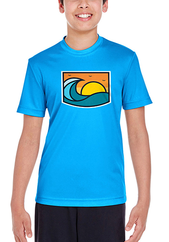 3.8 oz 100% Polyester Interlock with Moisture-Wicking Protection 70