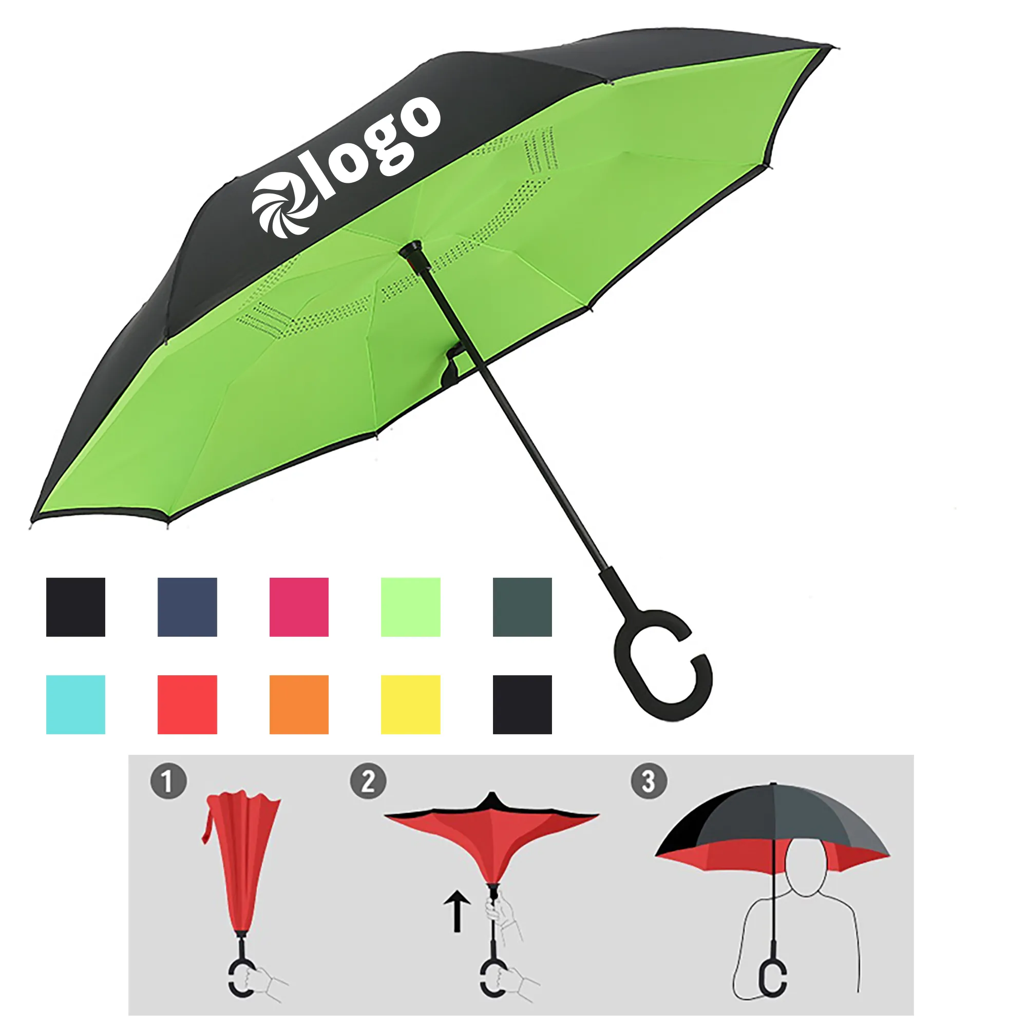 Stylish Reverse Umbrella 1