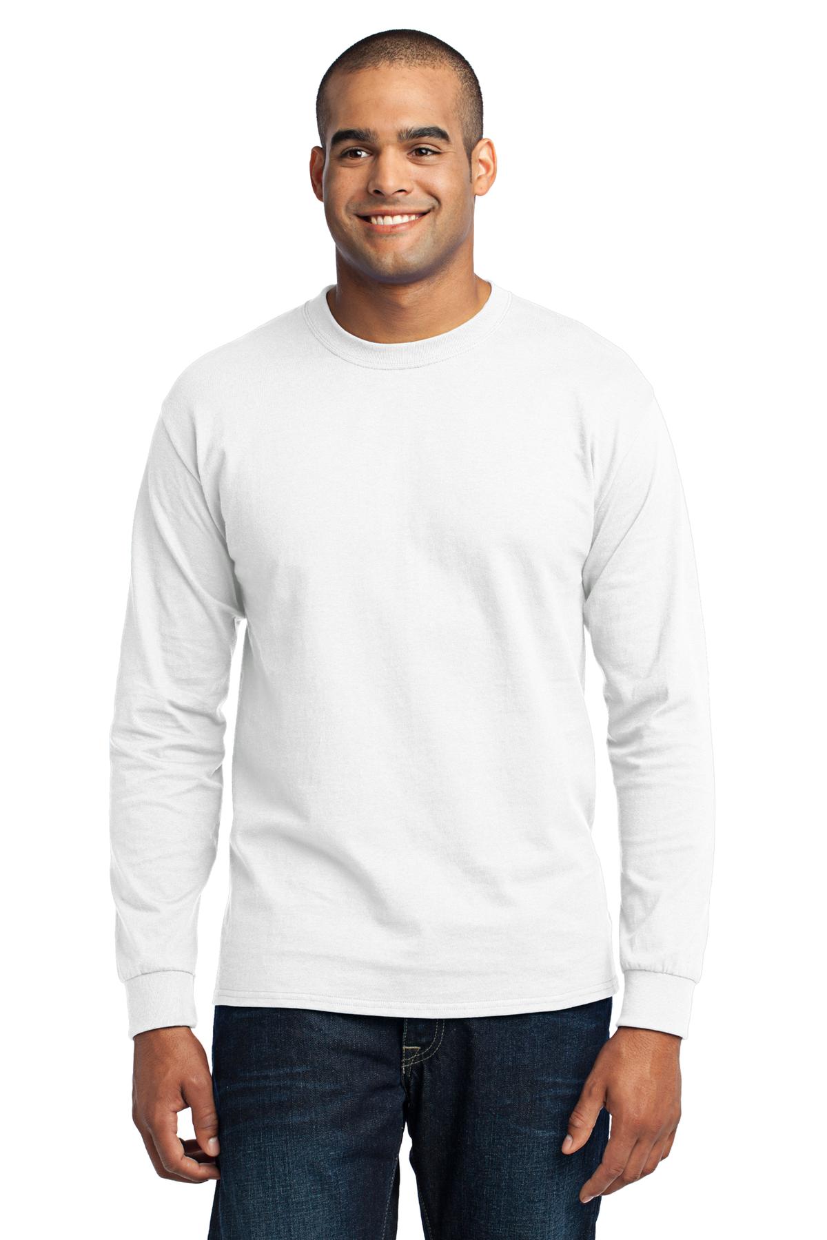 Port & Co Long Sleeve Core Blend Tee. PC55LS 9