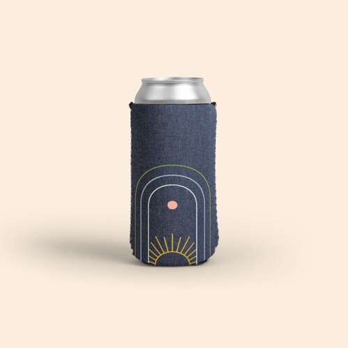 16 OZ ENERGY DRINK KOLDER KADDY - DENIM NEOPRENE