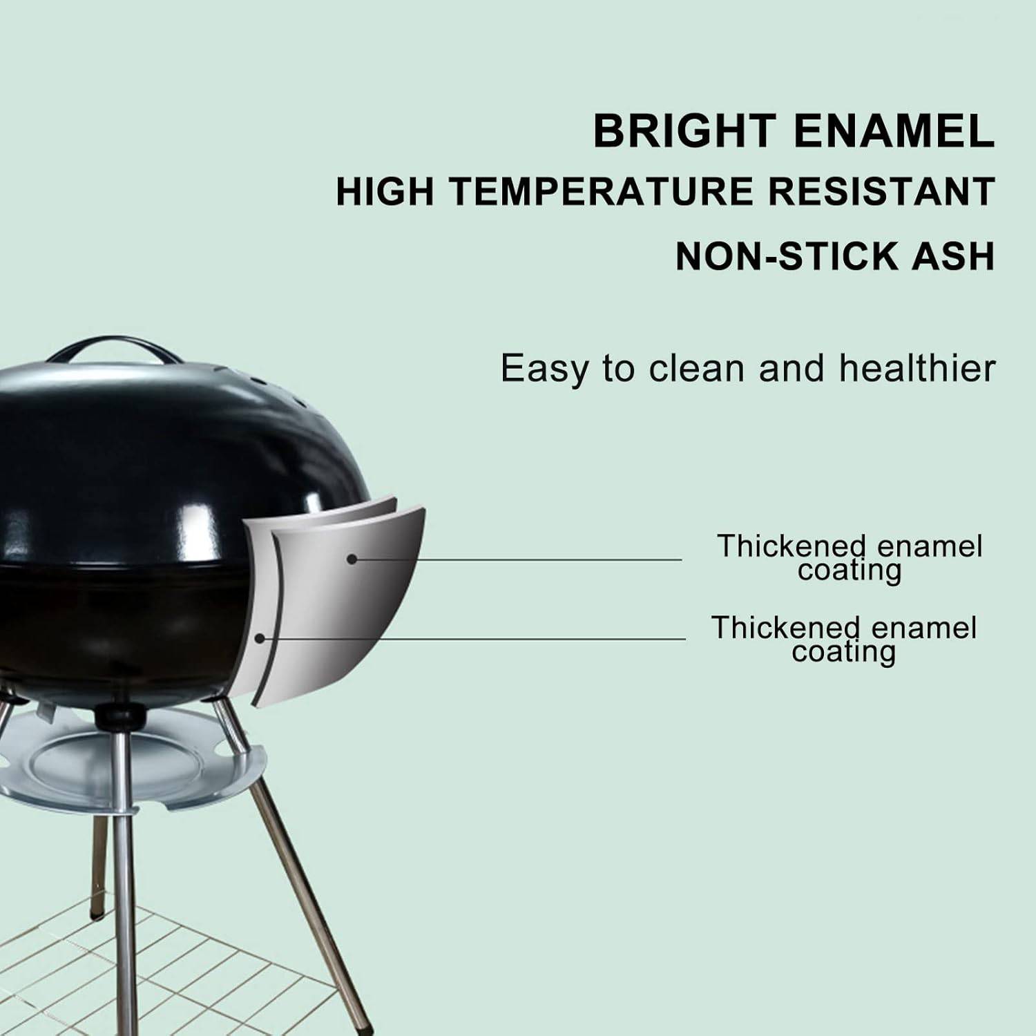 BBQ Kettle Charcoal Grill 4