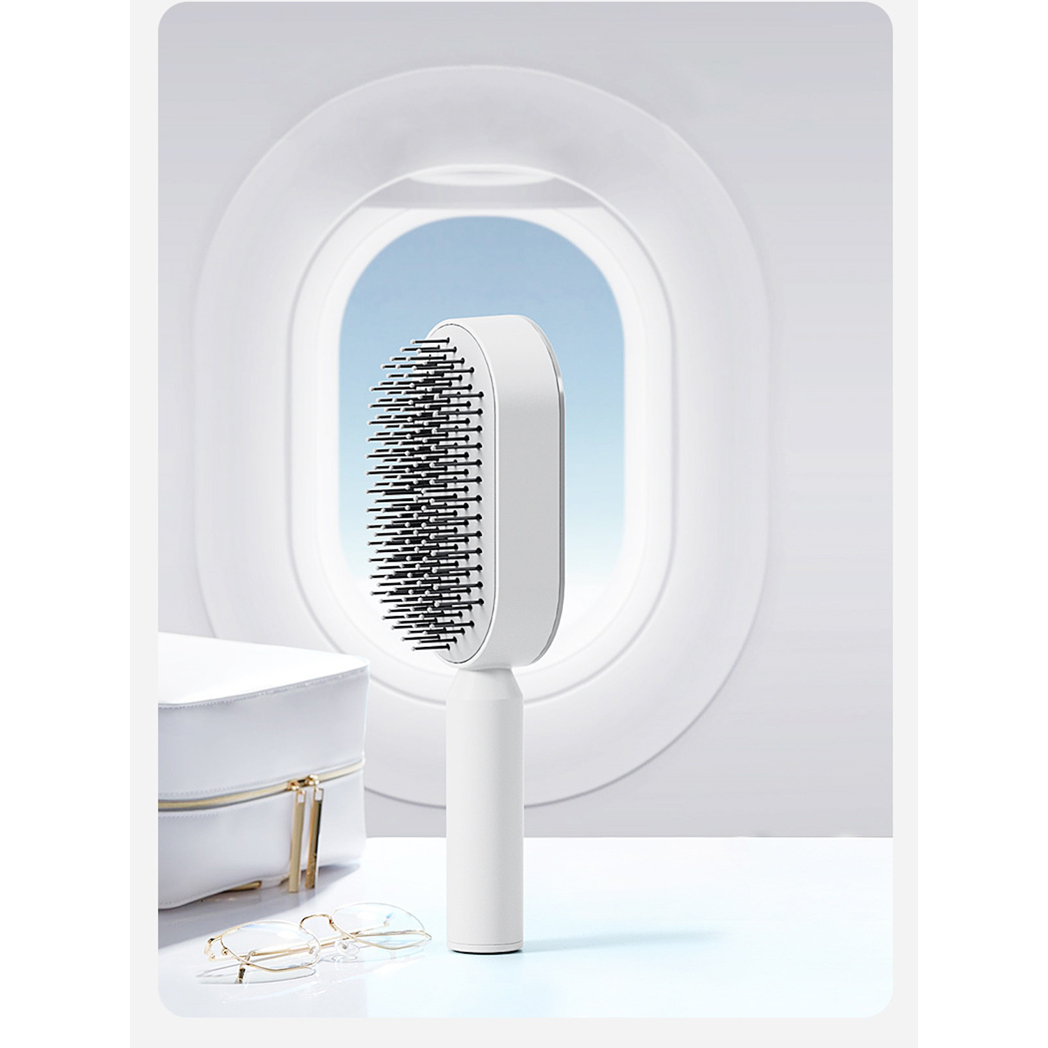 Self Cleaning Air Cushion Massager Comb 8