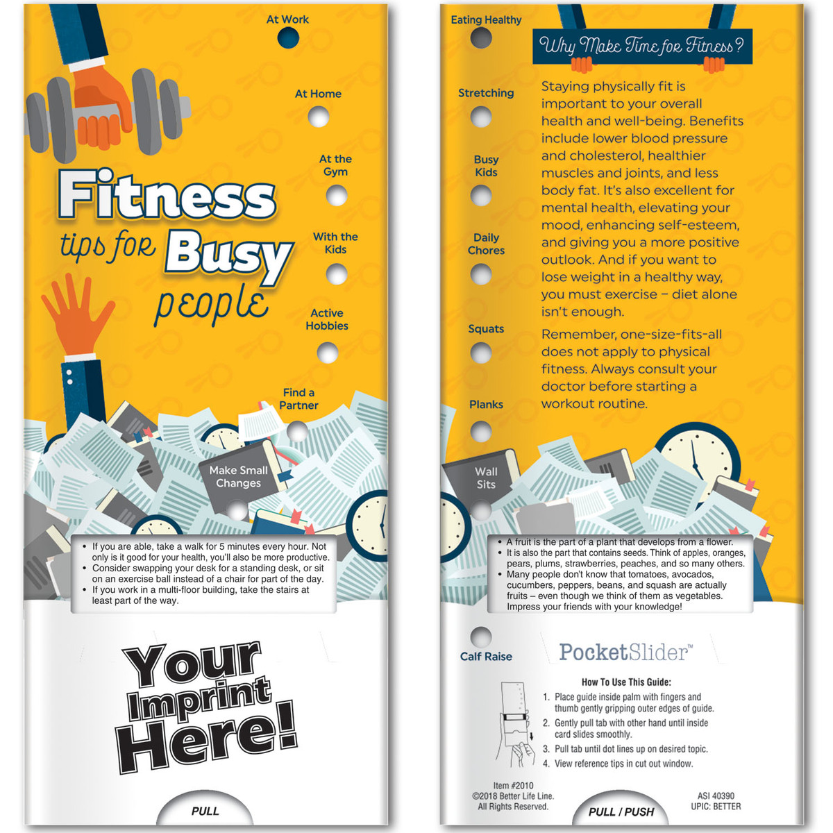Pocket Slider - Fitness Tips for Busy People 2