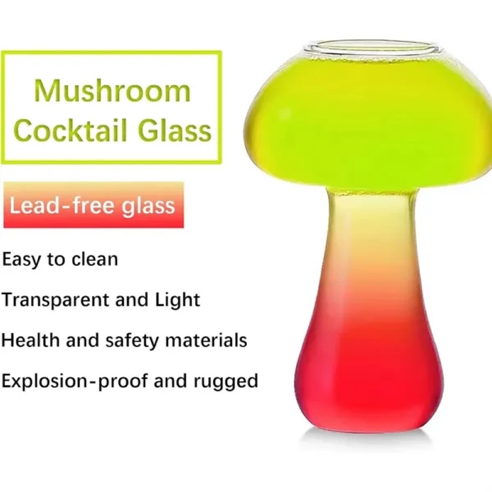 Mushroom Wine Glass Cocktail 3