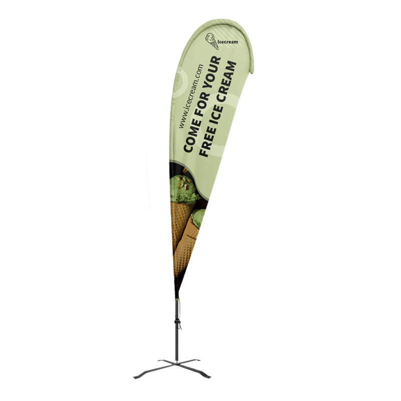 Flex Blade® G7 Teardrop Banner Kit, Double-Sided - 13.5' Outdoor Fag 3