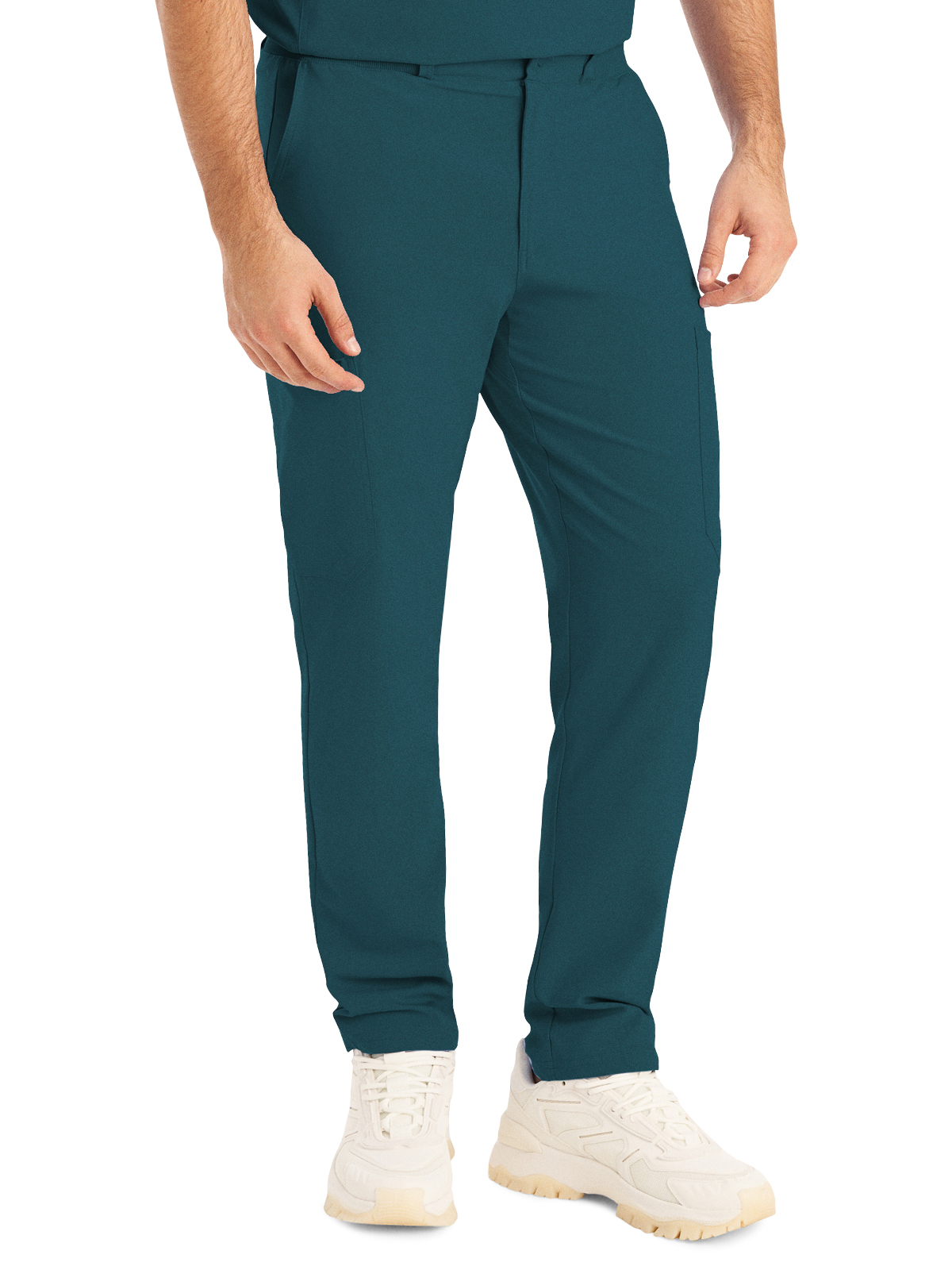 Landau - Forward - Men's Eight-Pocket Mid-Rise Rib-Knit Elastic Waist Cargo Pant 34