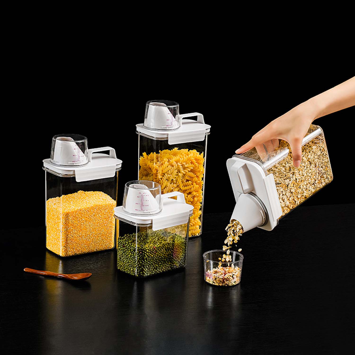 Plastic Moisture-proof Cereal Dispenser Container 5
