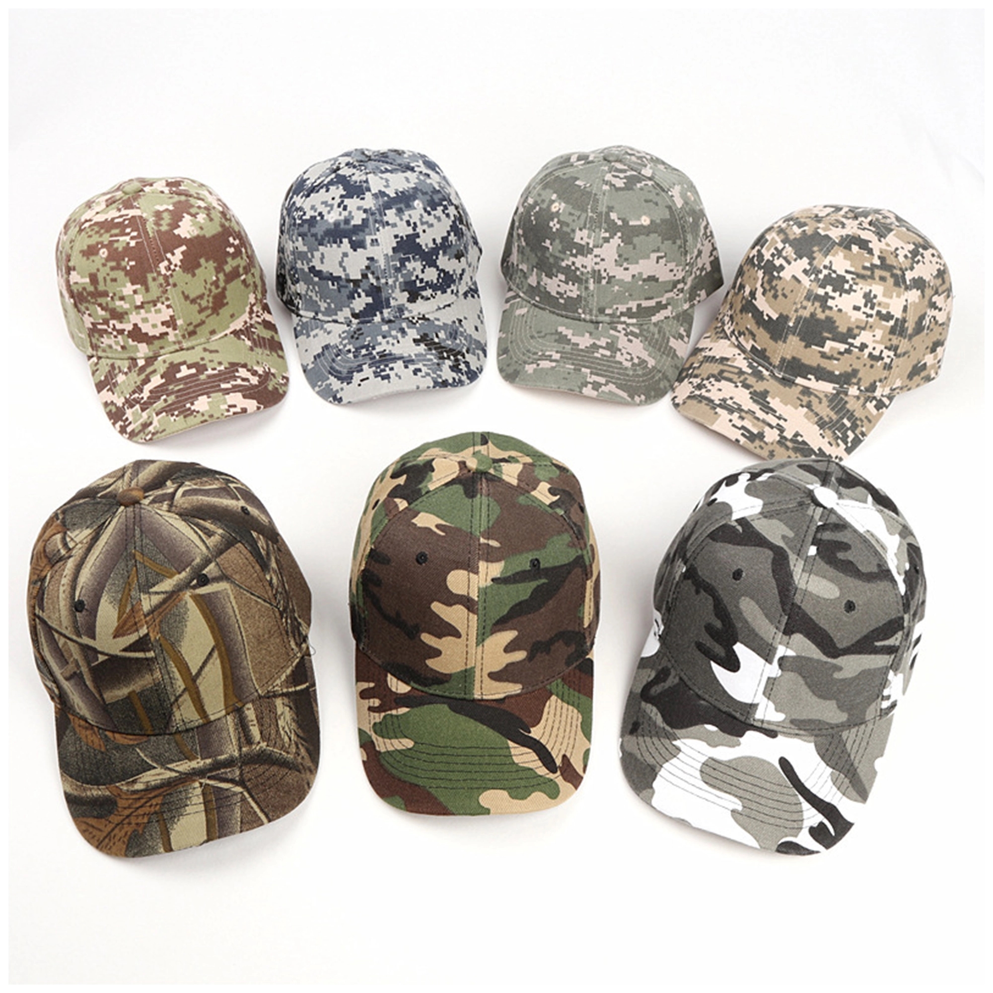 Embroidery Camouflage Baseball Cap MOQ 30PCS 1