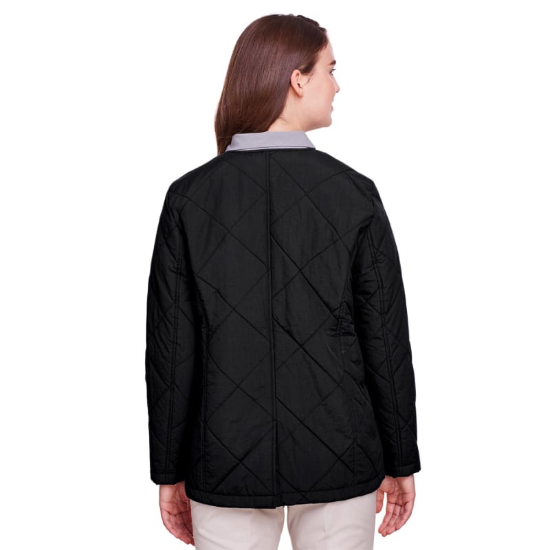 UltraClub Ladies' Dawson Quilted Hacking Jacket 5