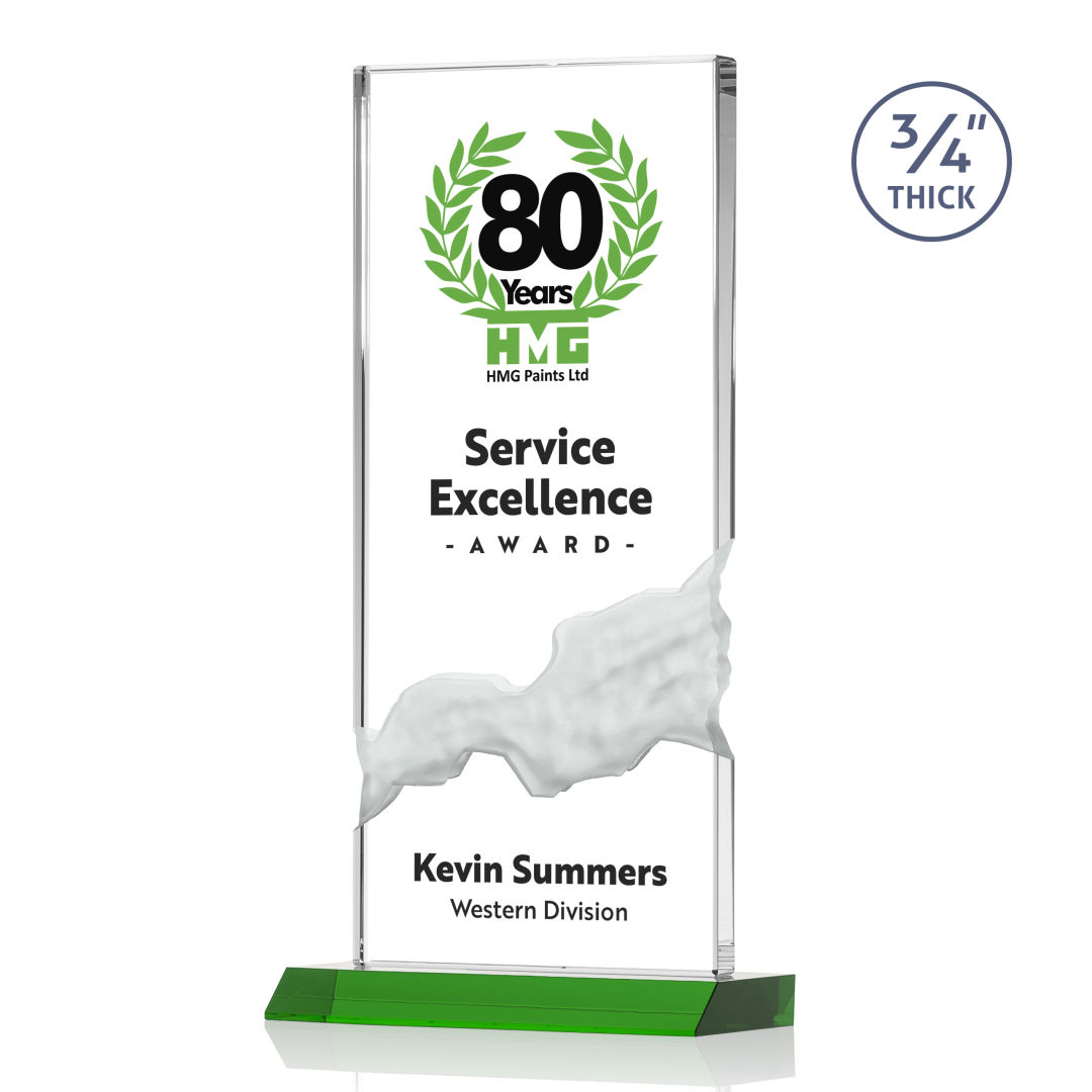 Poole VividPrint™ Award - Green 3