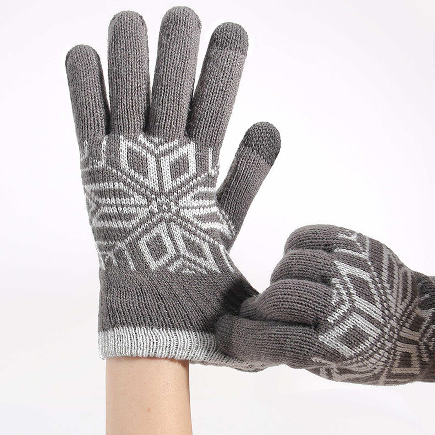 Christmas Double-Layer Touchscreen Gloves 3