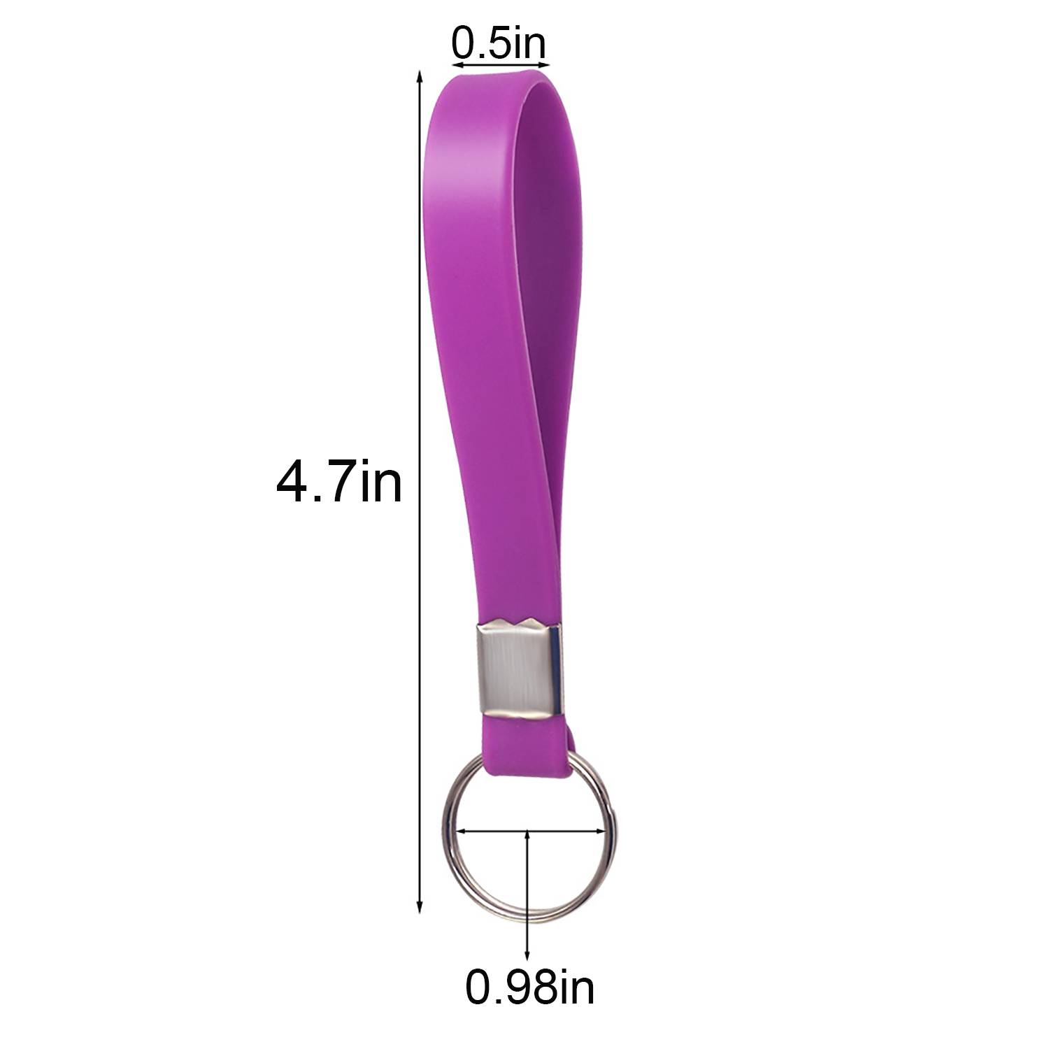 Durable Sleek Silicone Keychain for Daily Use 2