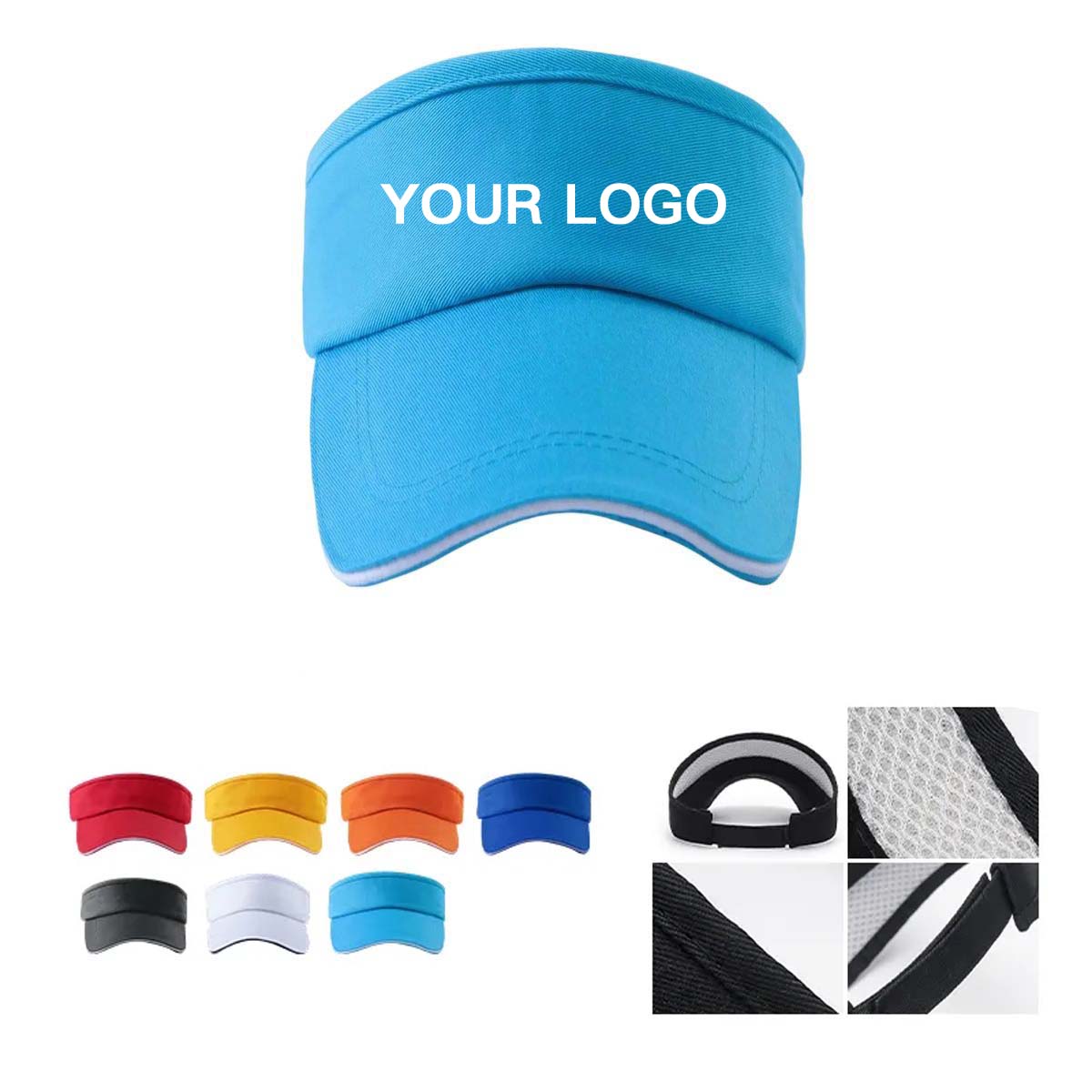 Moisture Wicking Sun Visor for Golf and Tennis 4