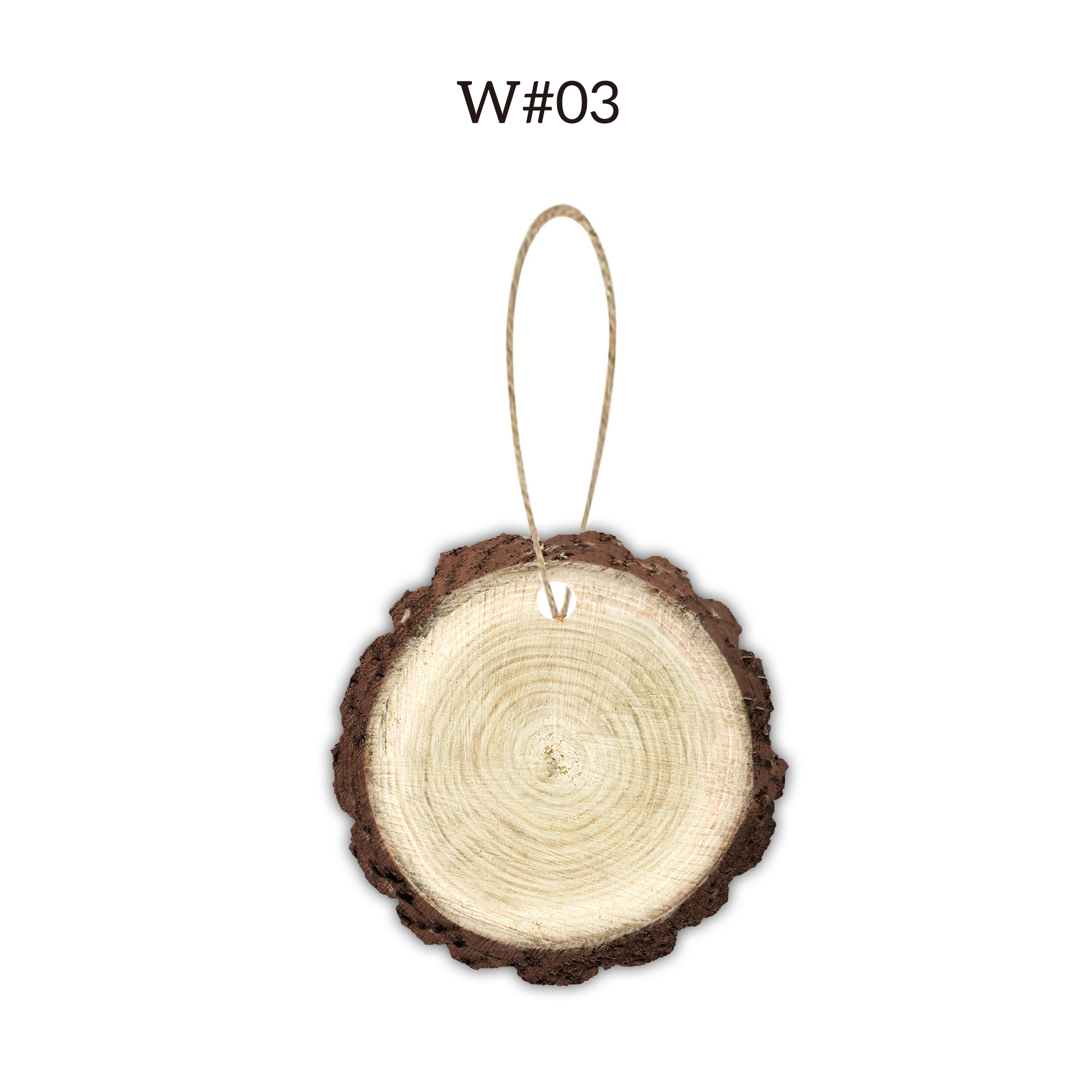 Free Shipping Full Color Christmas Ornament - Trunk w/ hemp rope 14