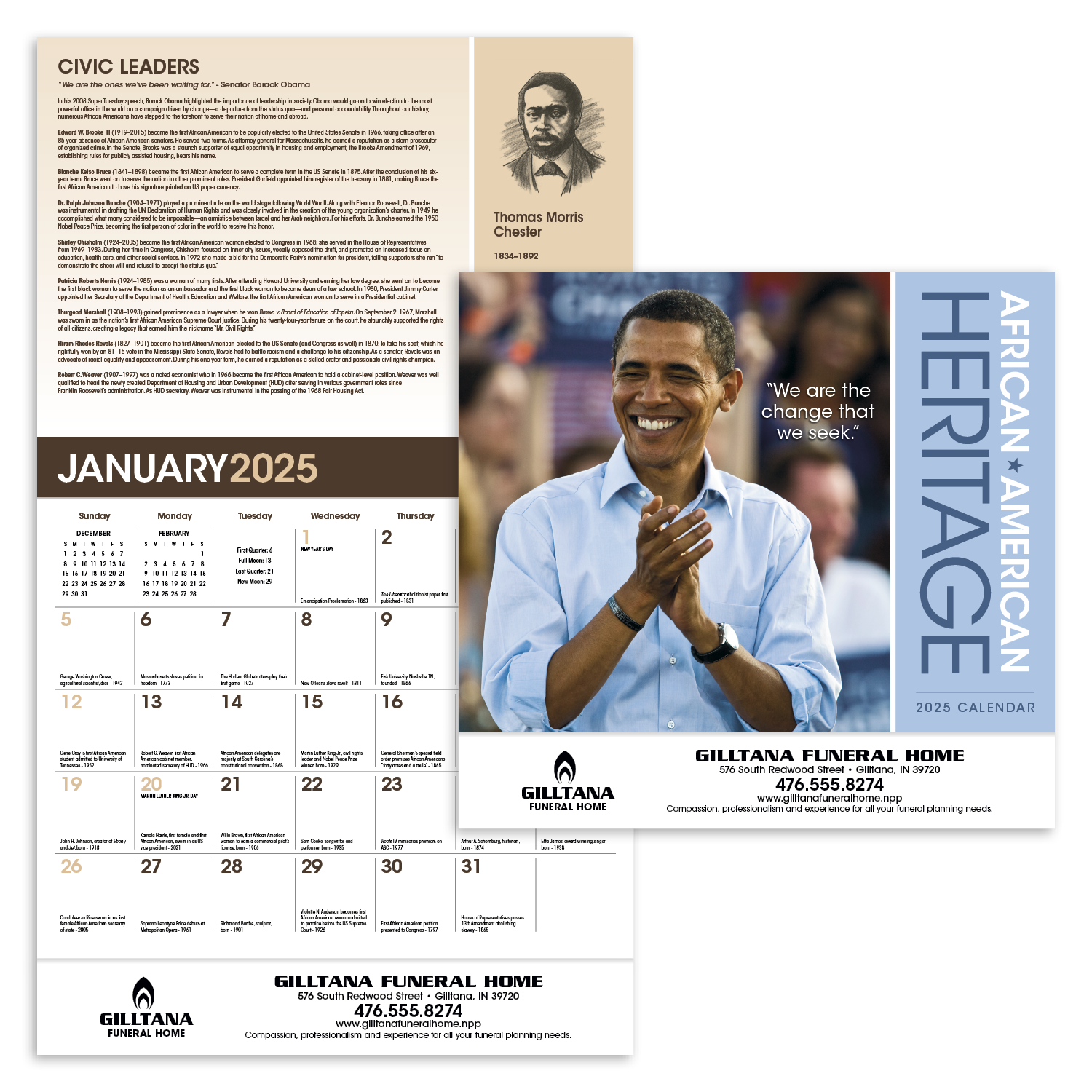 Triumph® Calendars African-American Heritage Barack Obama Calendar 1