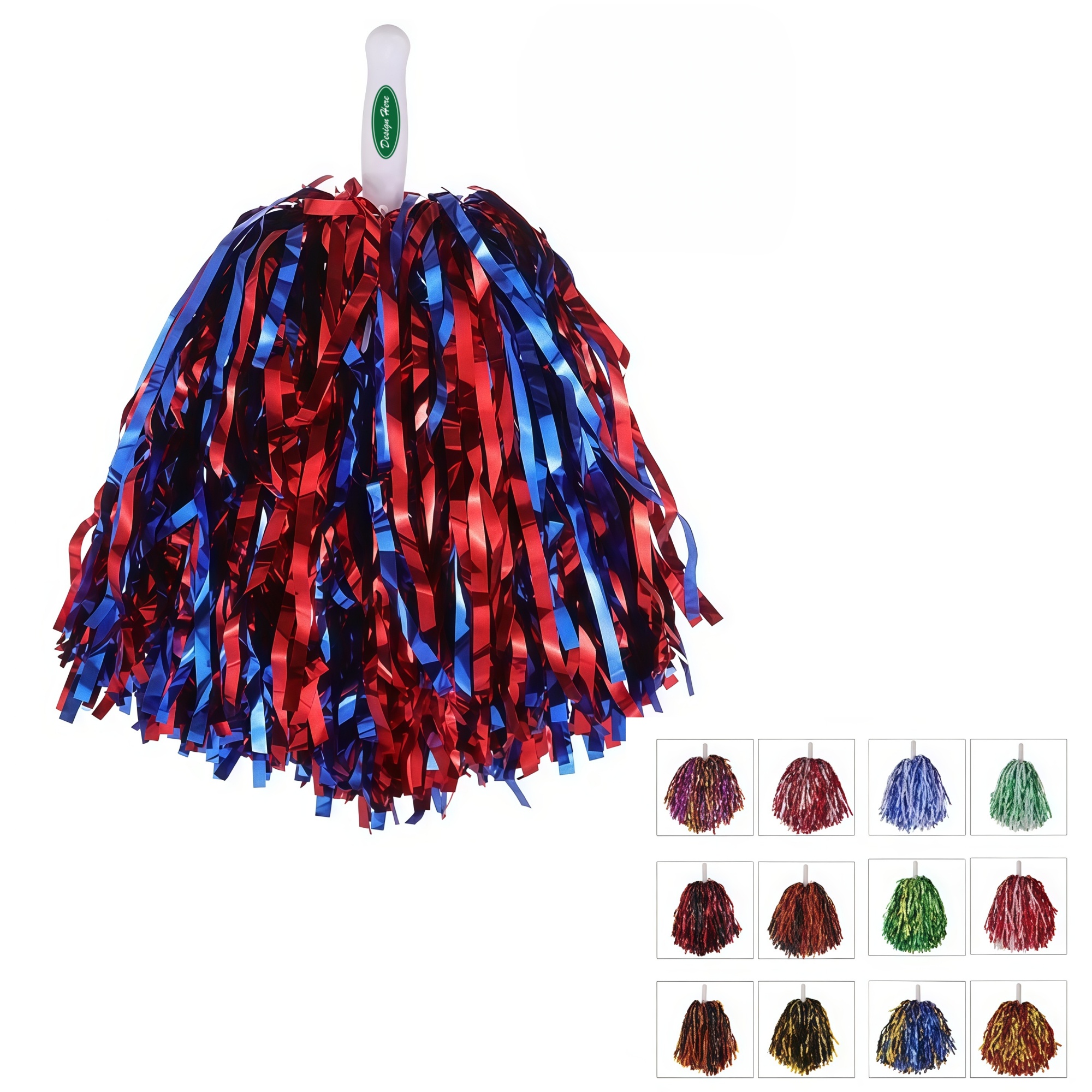 12" Cheerleading Handle Pom 2