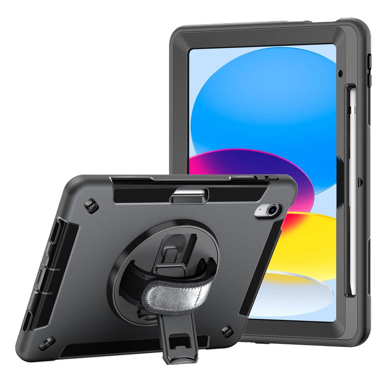 iPad 10 Hand Strap Rugged Case 6