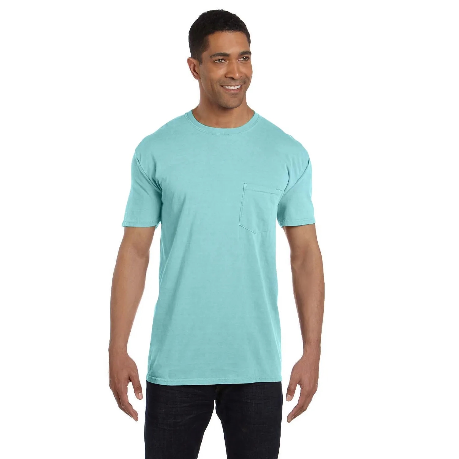 COMFORT COLORS ADULT HEAVYWEIGHT 6.1 OZ. POCKET T-SHIRT 142