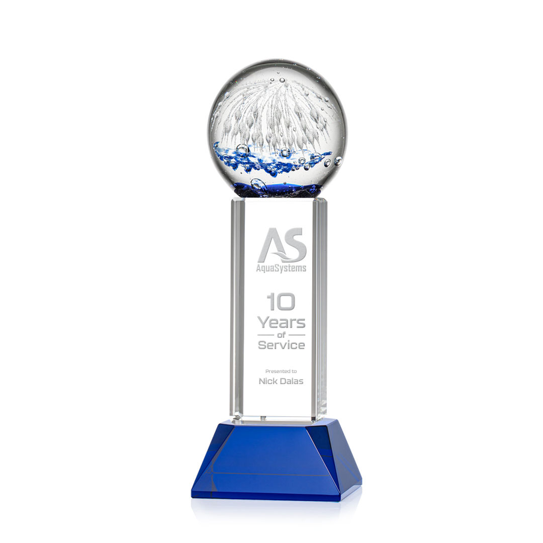 Starburst Award on Stowe Base - Blue 2