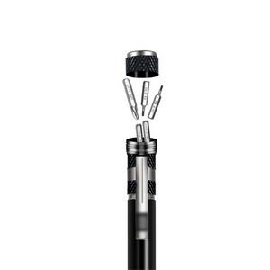 8 Bit Screwdriver Multi Function Tool With Aluminum Barrel And Pocket Clip 2