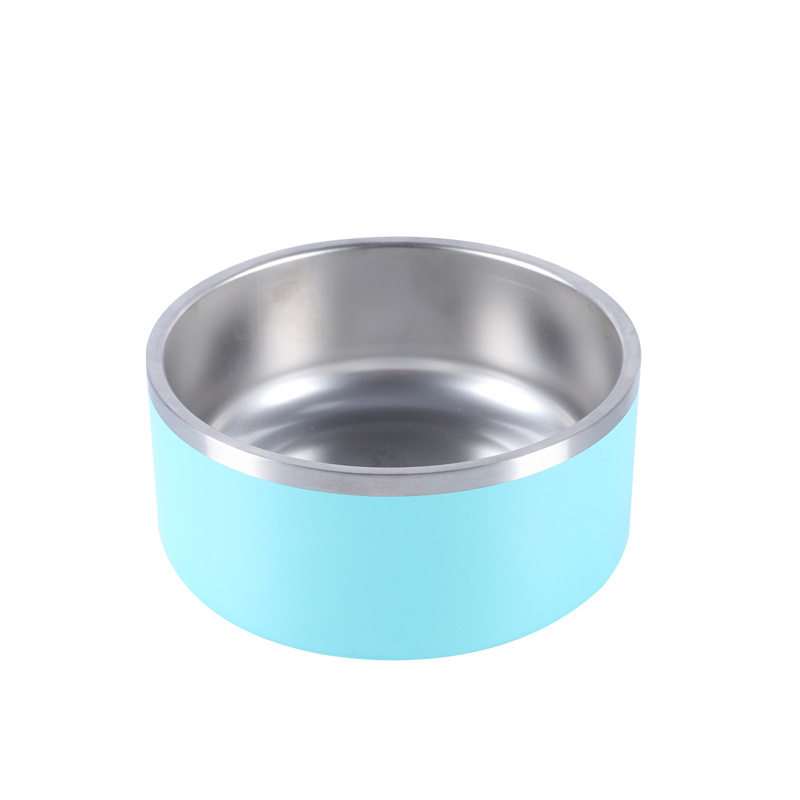 Stainless Steel Non-Slip Round Dog Bowl 3