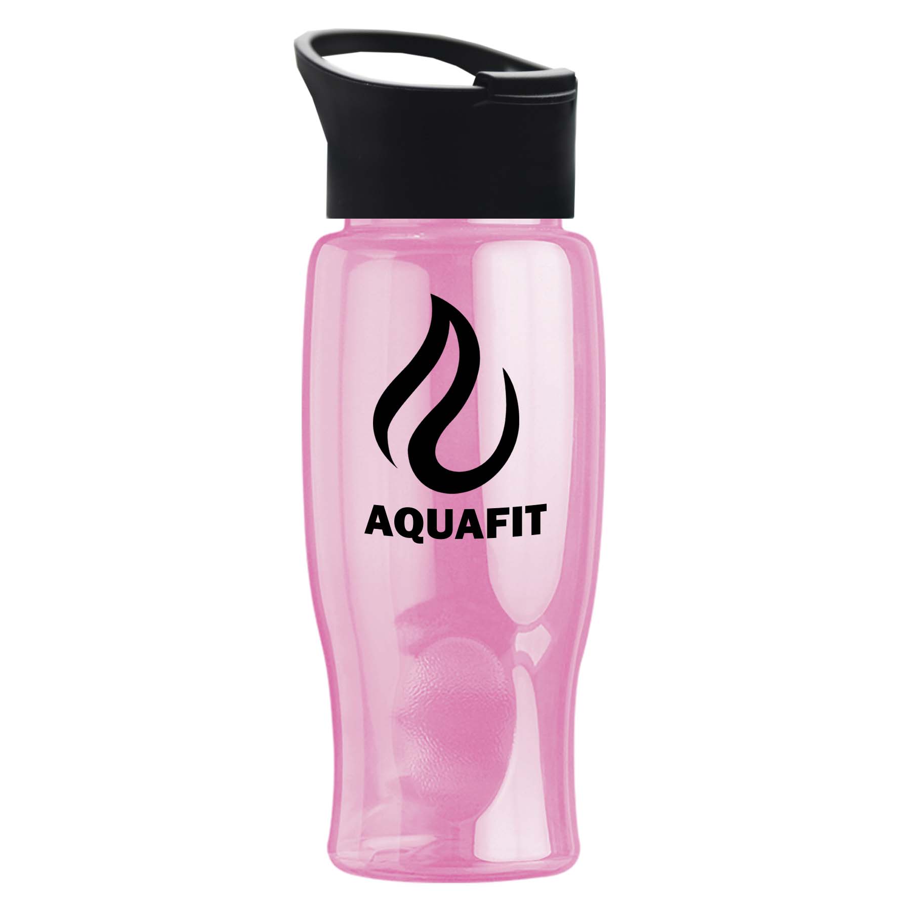 Poly-pure - 27 oz. Transparent Bottle with Pop-up 6