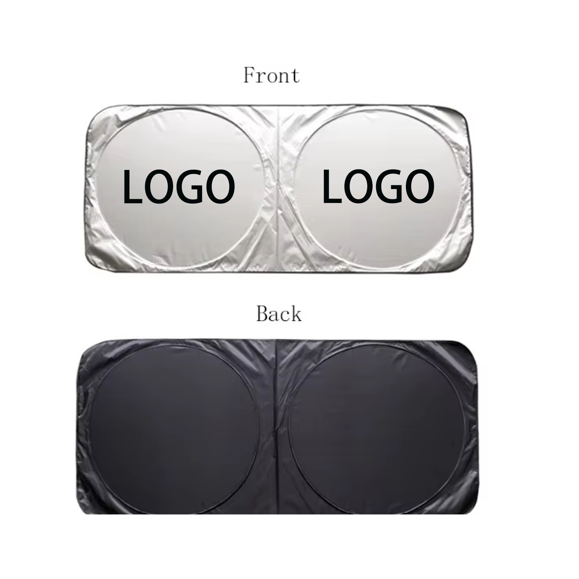 Foldable Reflective Sun Visor 3