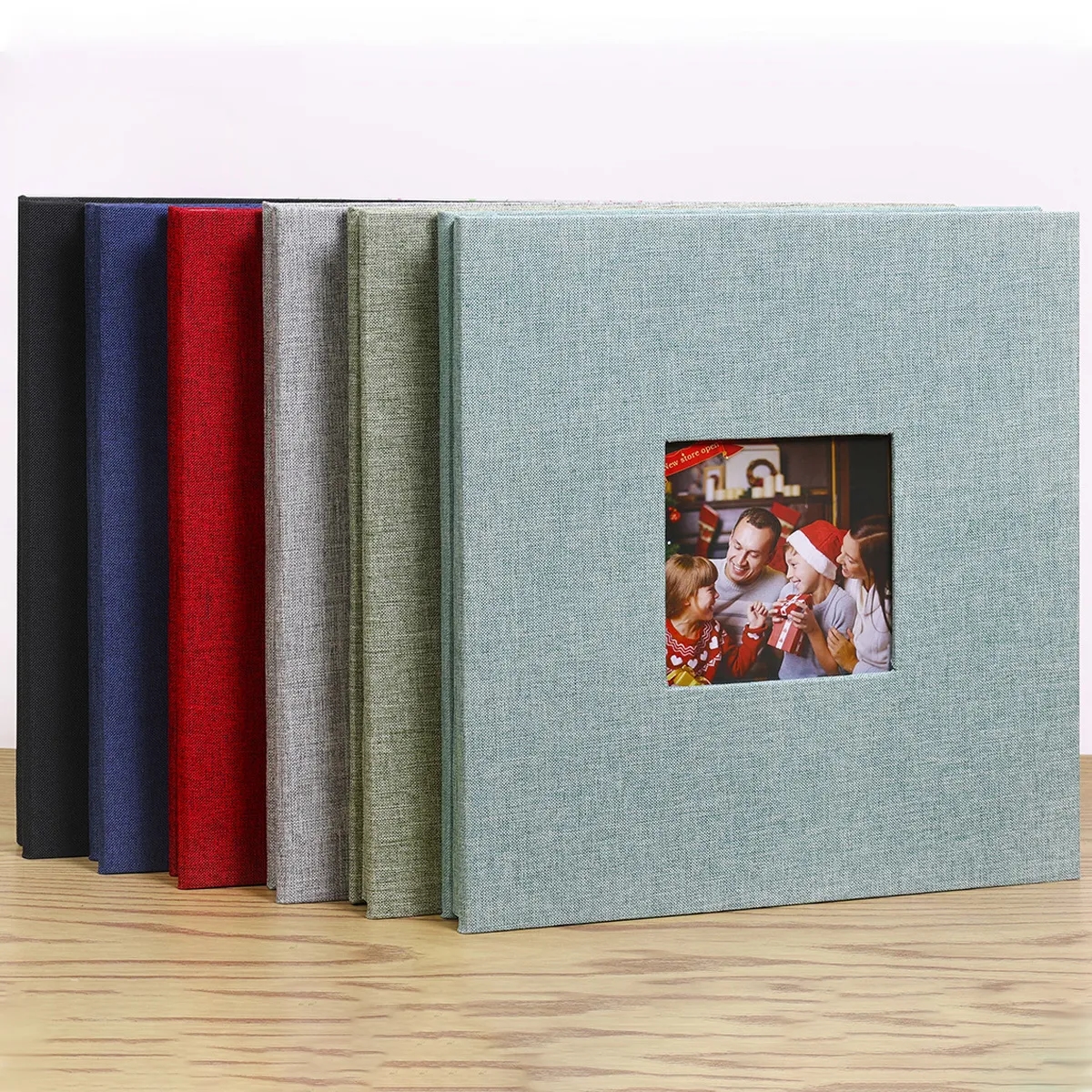 16 Inch Linen Scrapbook Photo Album DIY 4