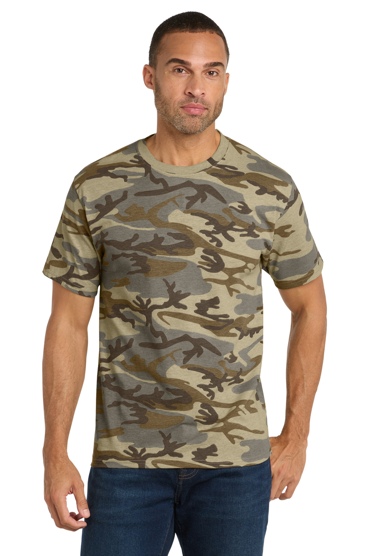 Port & Co Core Cotton Camo Tee. PC54C 9