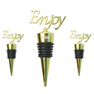 Charming Enjoy Shaped Wine Cork Bottle Stopper 1