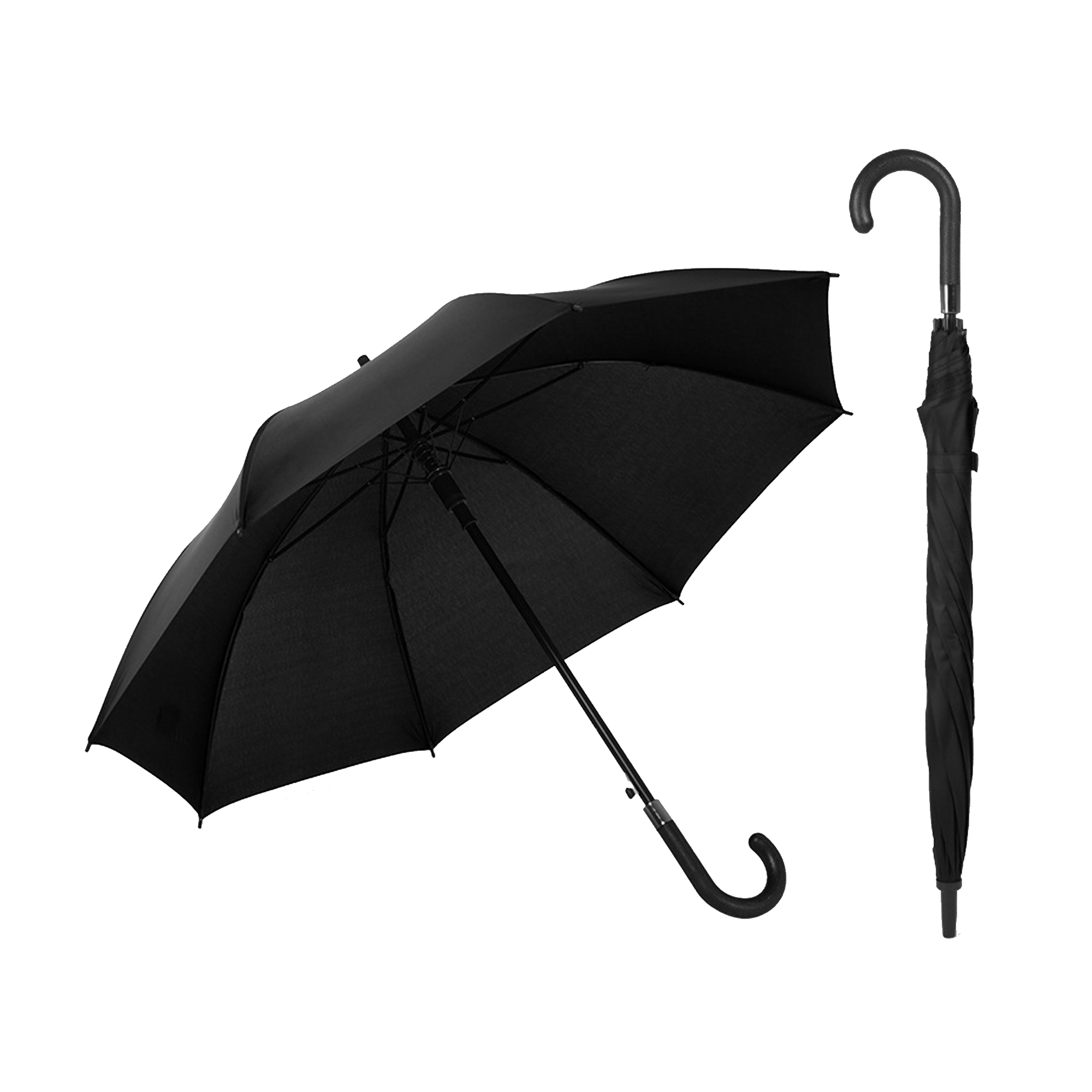 Automatic Open Straight Stick Umbrella Windproof Design 6