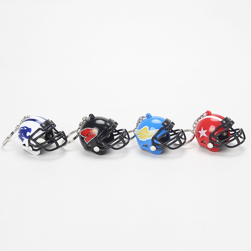 Mini Football Helmet Keychain 2