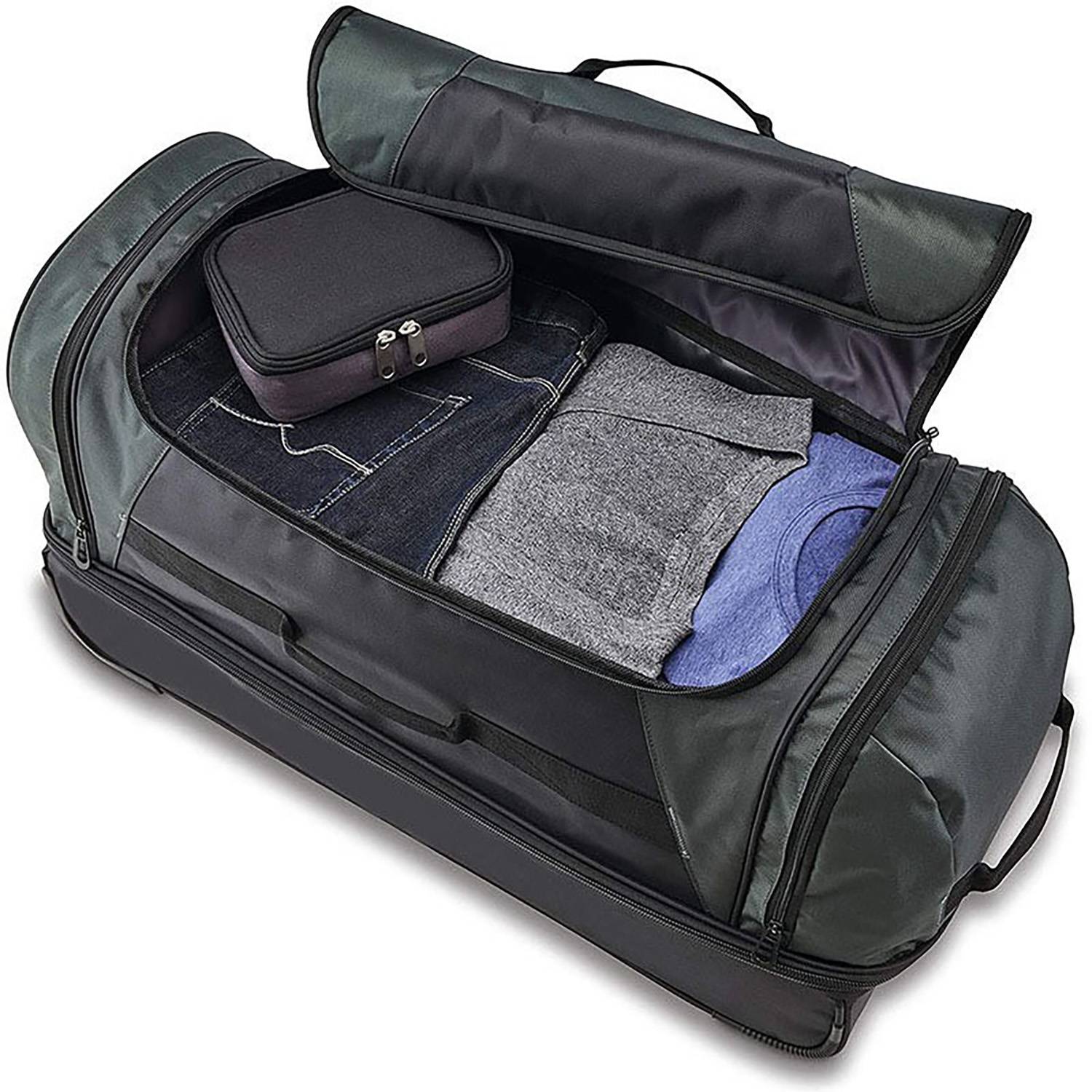 Foldable wheeled storage trolley bag 4