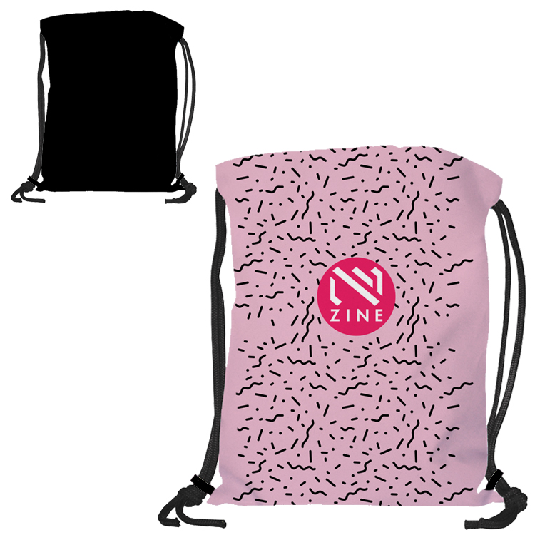 Super Drawstring Pack (One side Imprint) Colored Heavy Rope 5