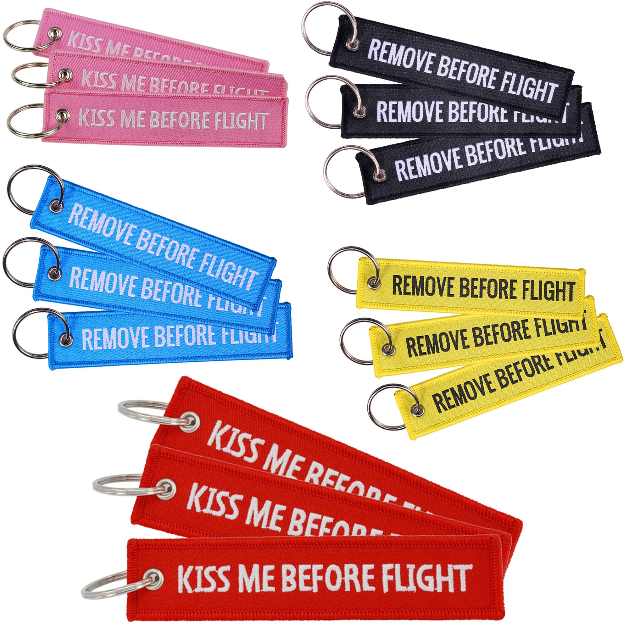 Embroidered Flight Keychain 3
