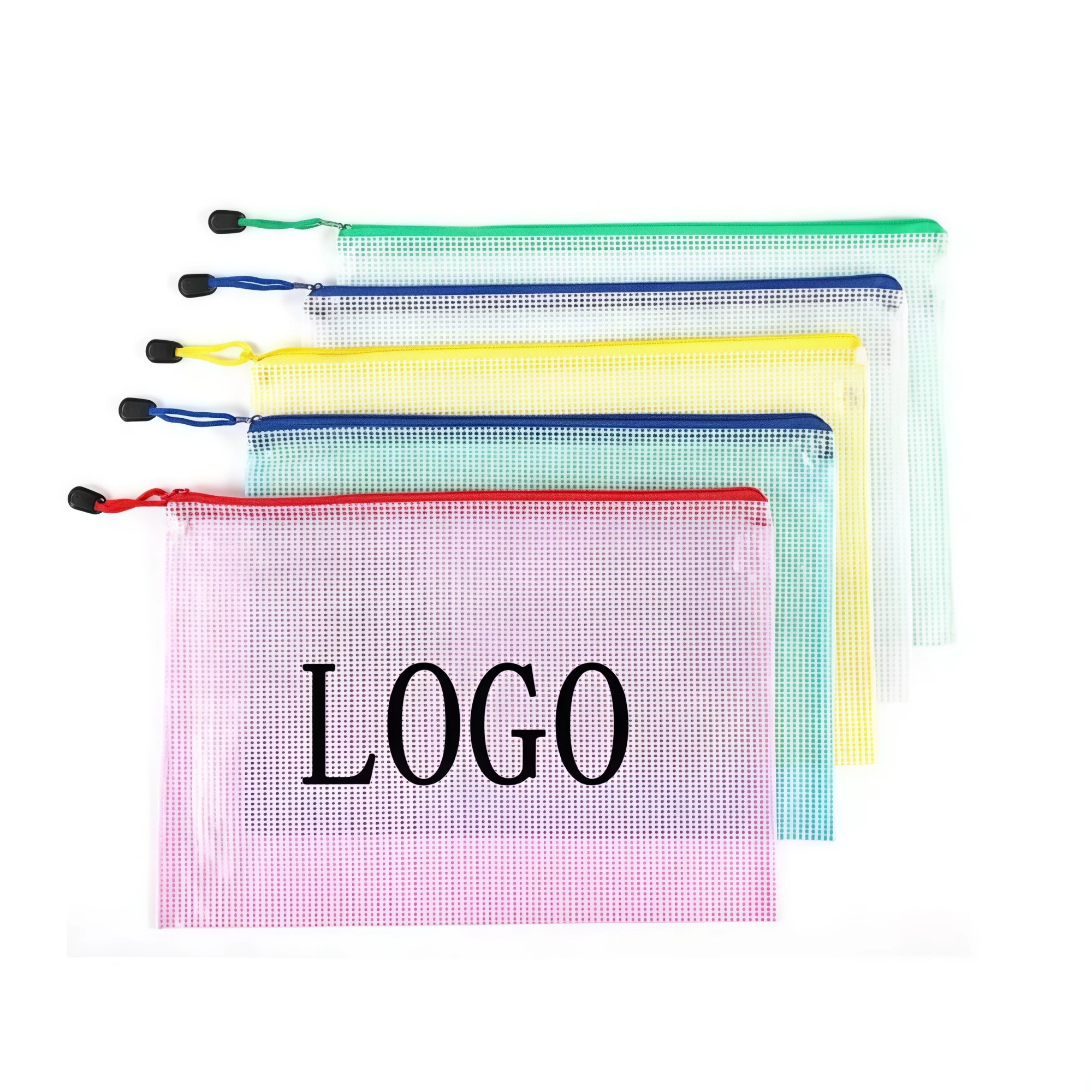 Waterproof Zipper File for Documents Storage Bag A4 3