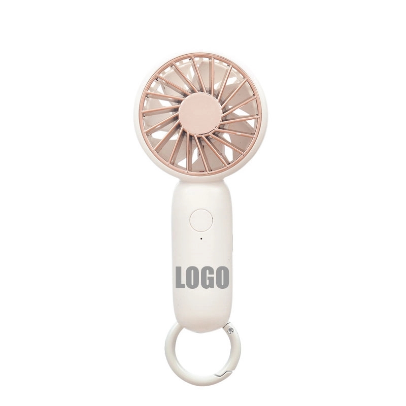 Custom Portable Handheld Mini Fan with Climbing Buckle 4