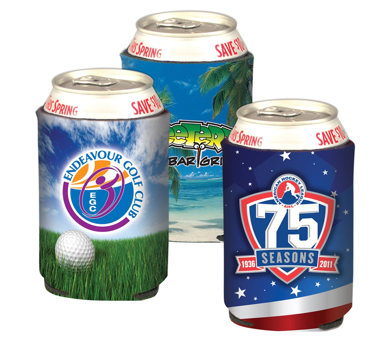 Full Color Foldable Foam Can Cooler, 12 oz. 5