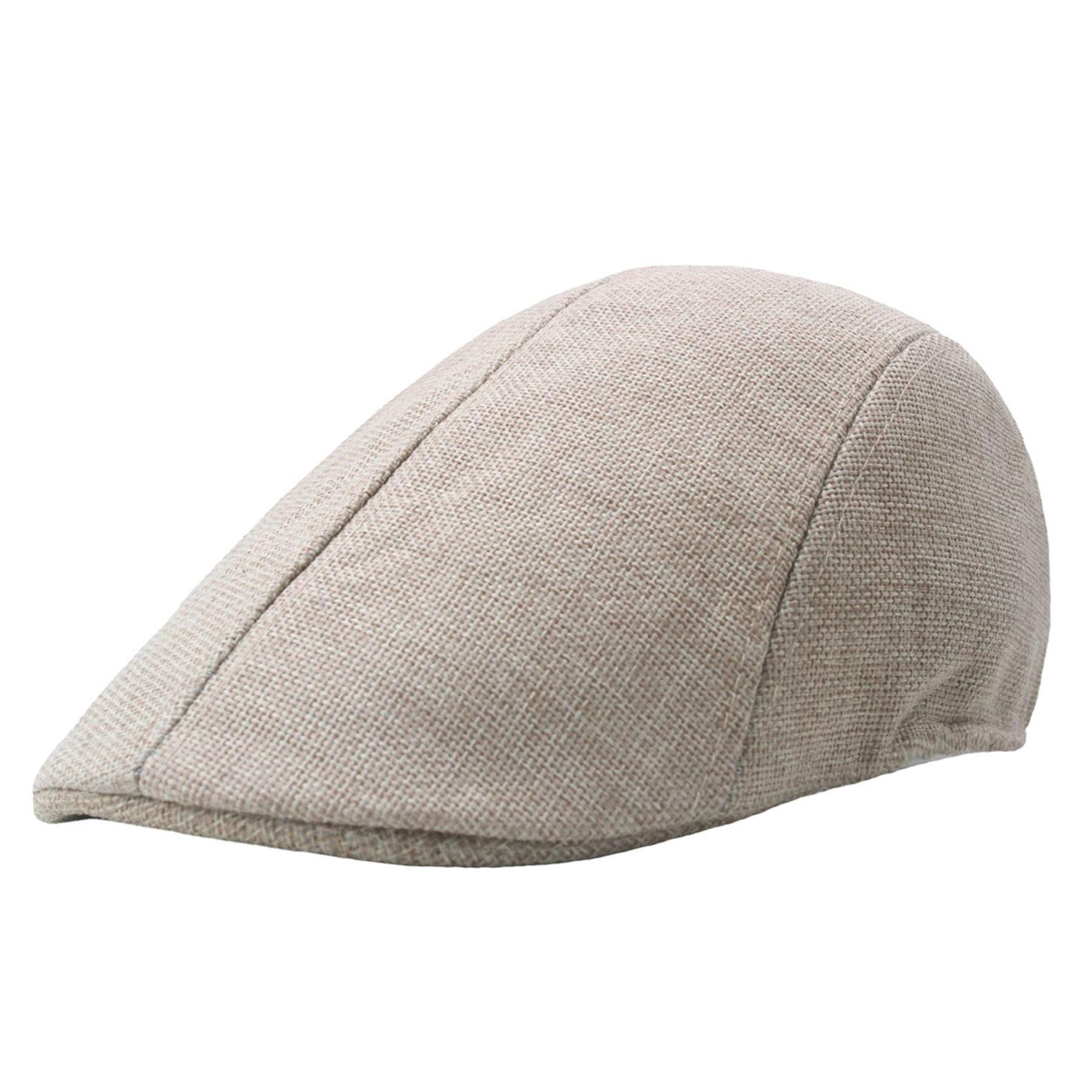 Imitation Cotton And Linen Forward Beret 9