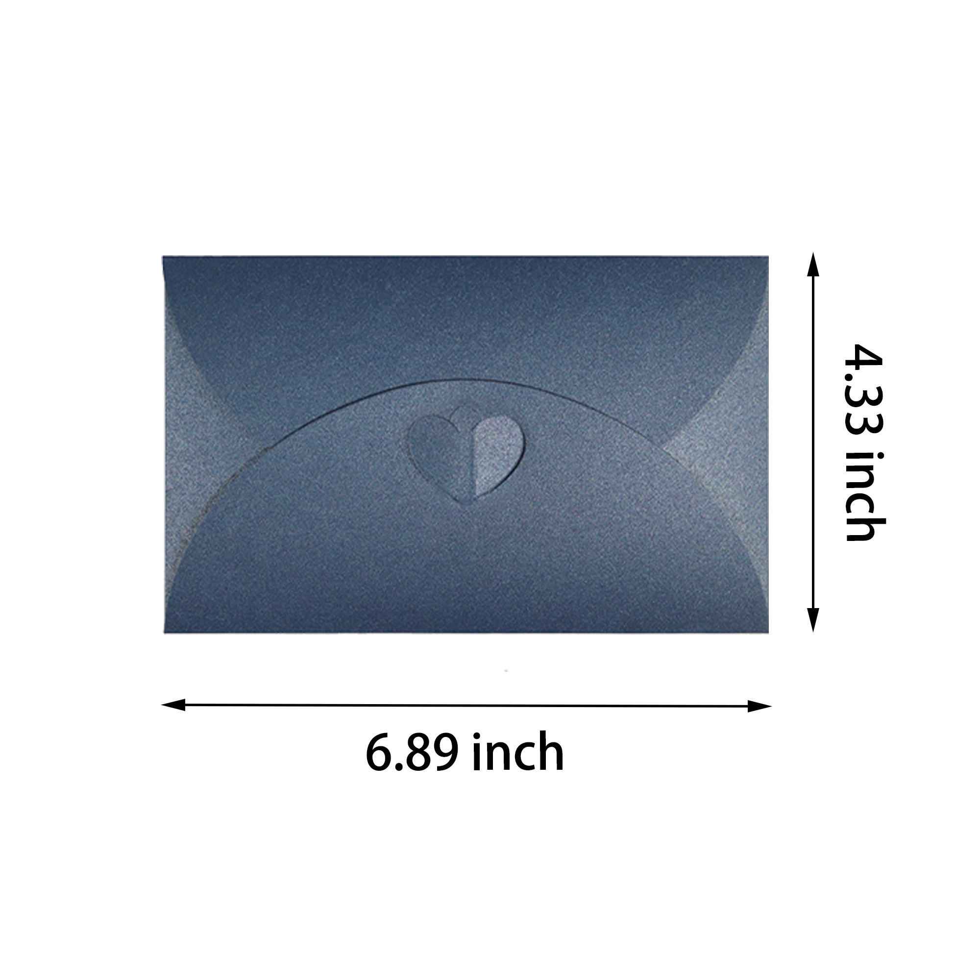 MOQ:50pcs Custom Heart-Shaped Envelopes 2