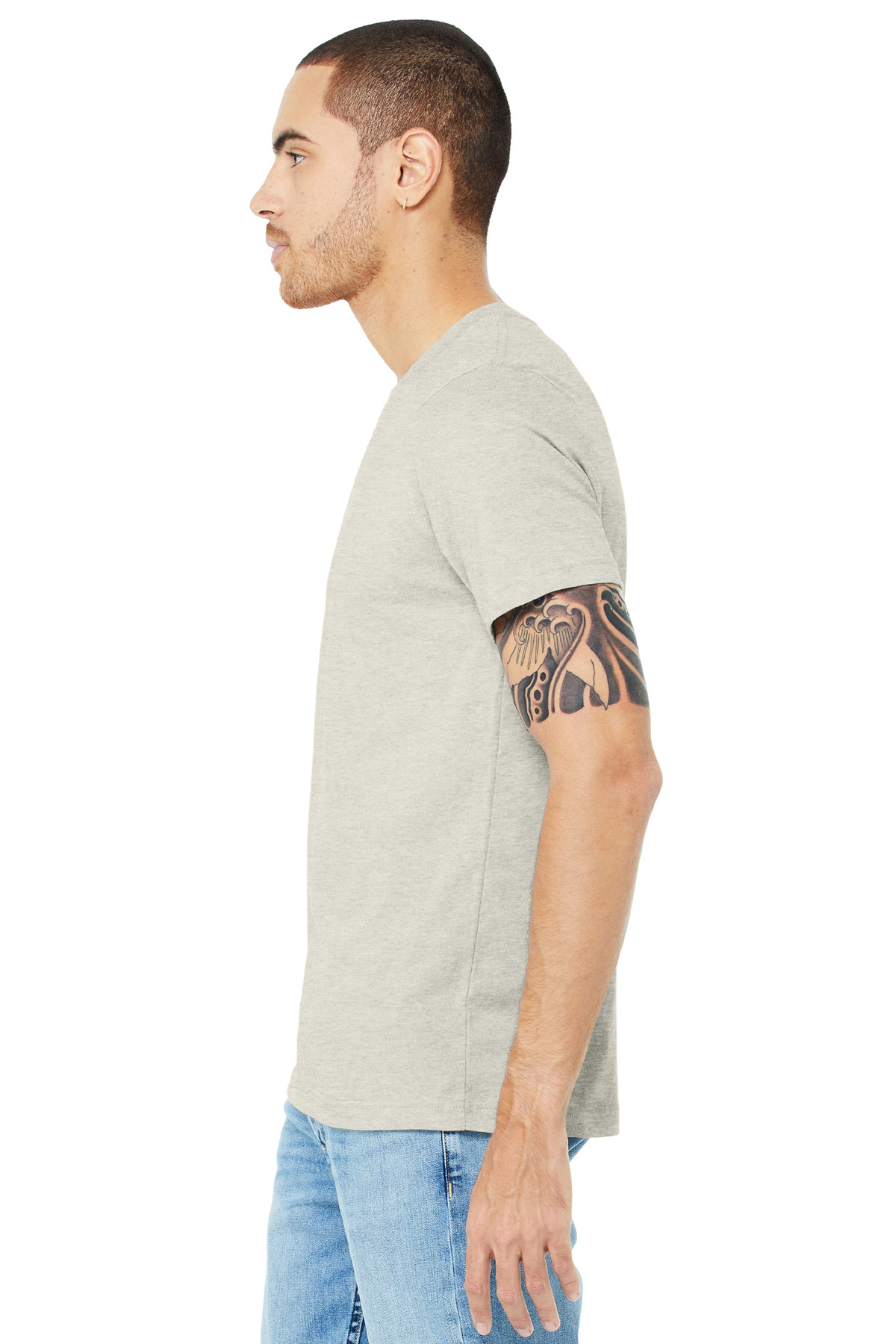 BELLA+CANVAS Unisex Heather CVC Short Sleeve Tee. BC3001CVC 127