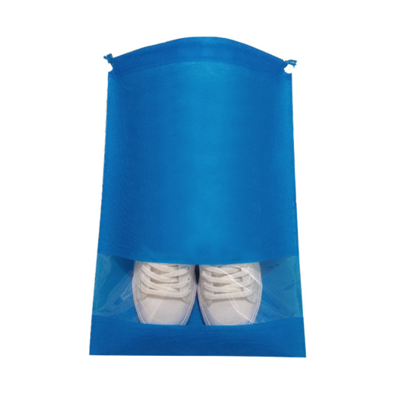 Drawstring Shoe Bag W/ Clear Window 7