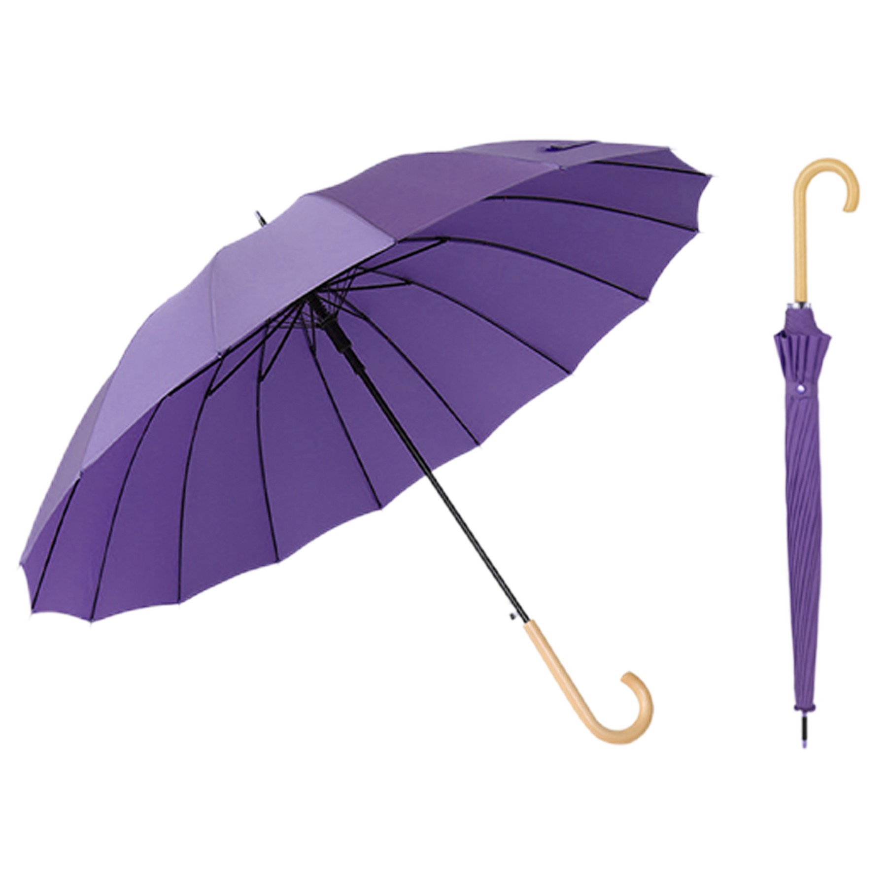 Umbrella With Log Handle 5