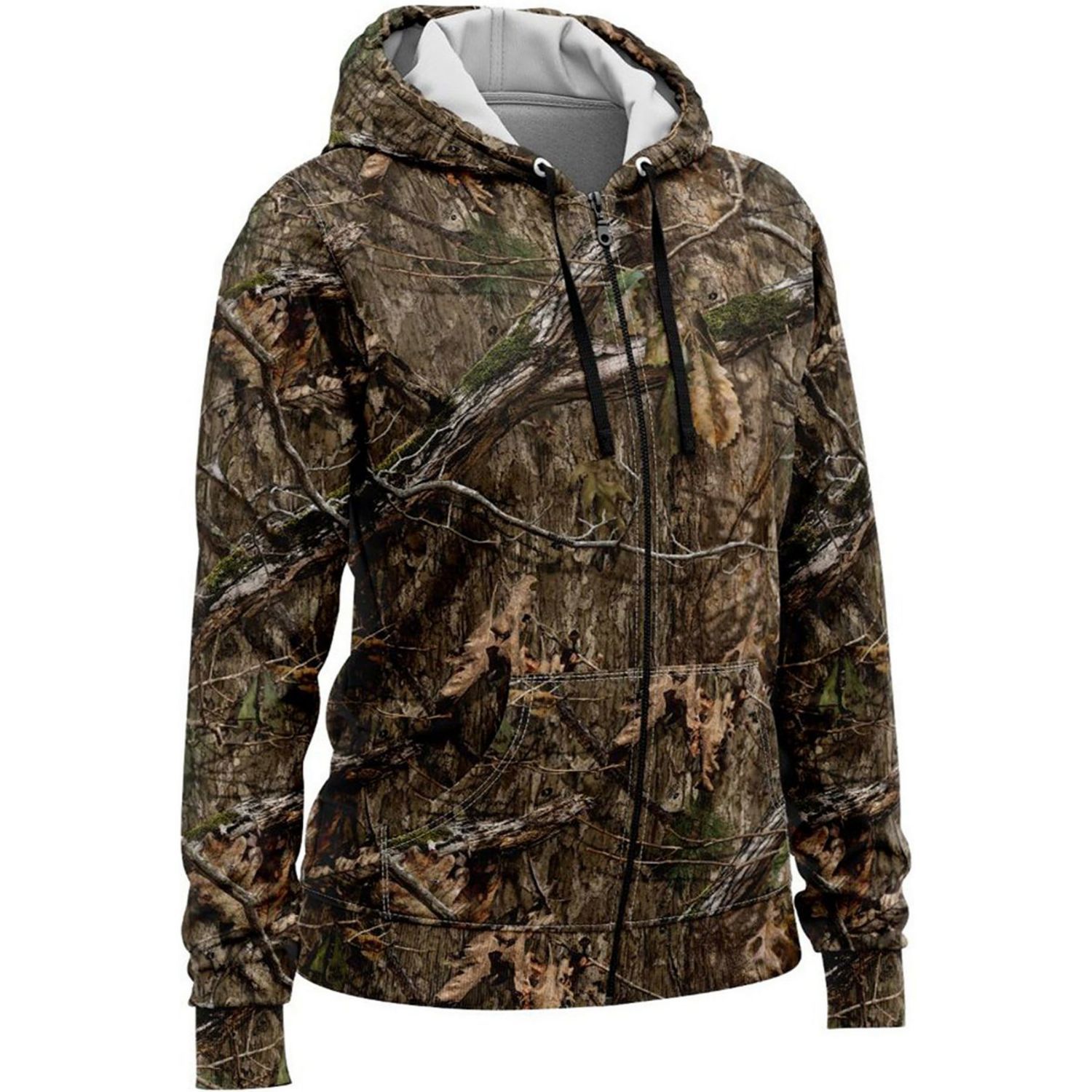 Mossy Oak® Women's 8.2 oz. Full Zip Hoodie with Kangaroo Pocket 2